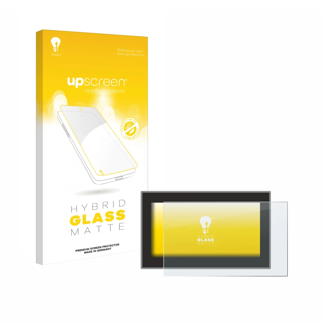 Face avant d’un emballage produit avec le logo de la marque upscreen. À côté, l’appareil Headrush Flex Prime est représenté av