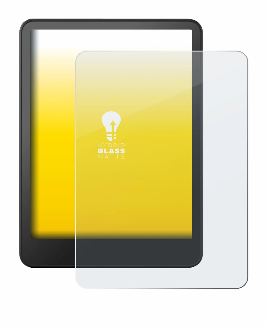 Image de l'appareil Amazon Kindle Colorsoft avec une grande variété de protections d'écran.