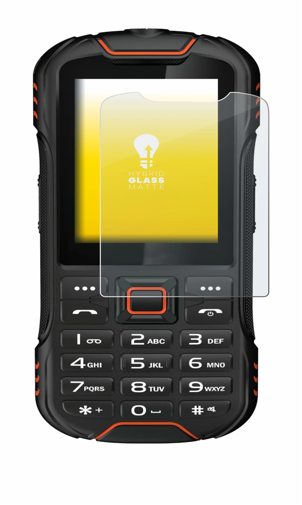 Image de l'appareil Gigaset GLX8 avec une grande variété de protections d'écran.