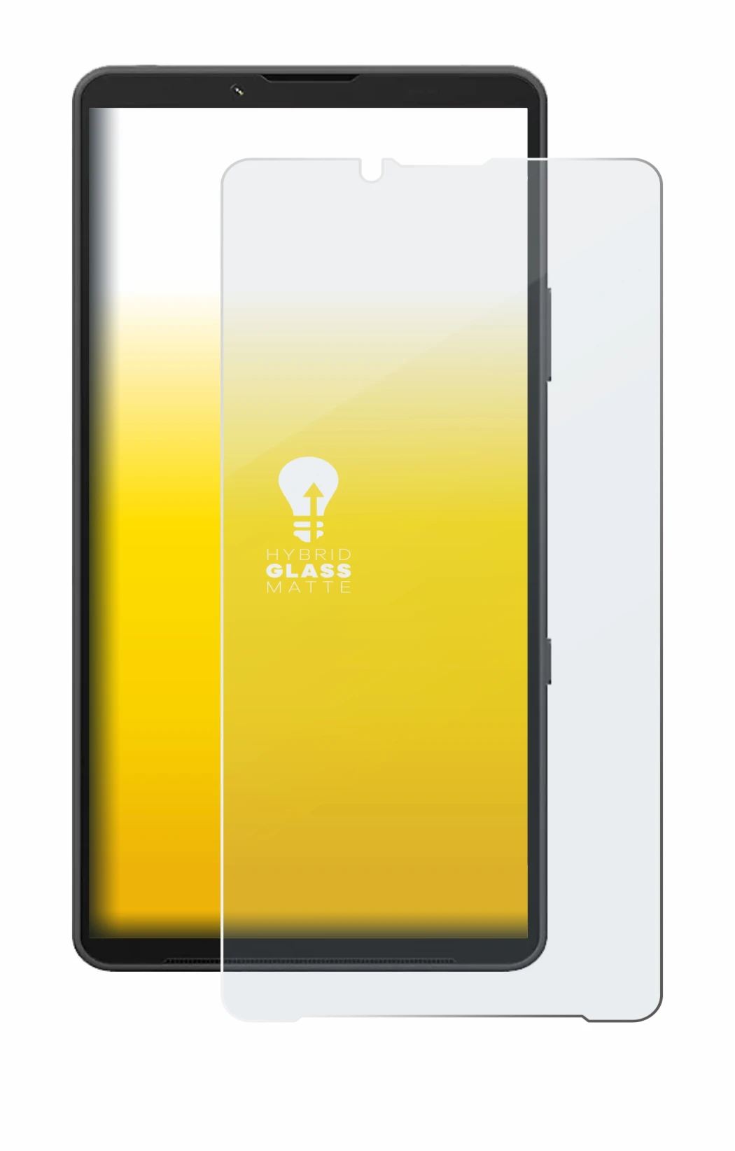 Image de l'appareil Sony Xperia 10 VII avec une grande variété de protections d'écran.