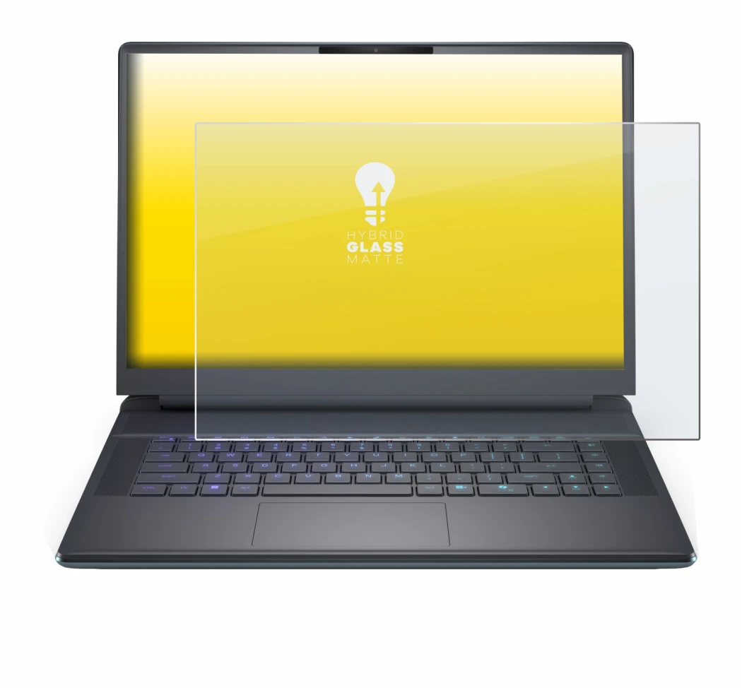 Image de l'appareil Dell Alienware 16 Area-51 avec une grande variété de protections d'écran.