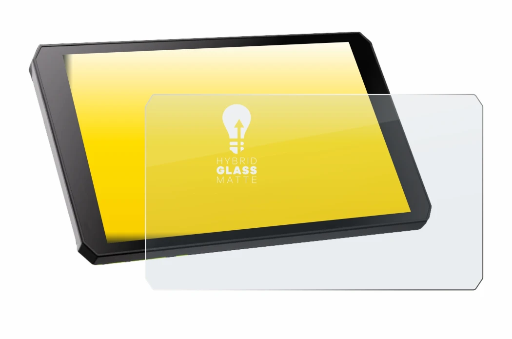 Image de l'appareil RiderNav R7M avec une grande variété de protections d'écran.