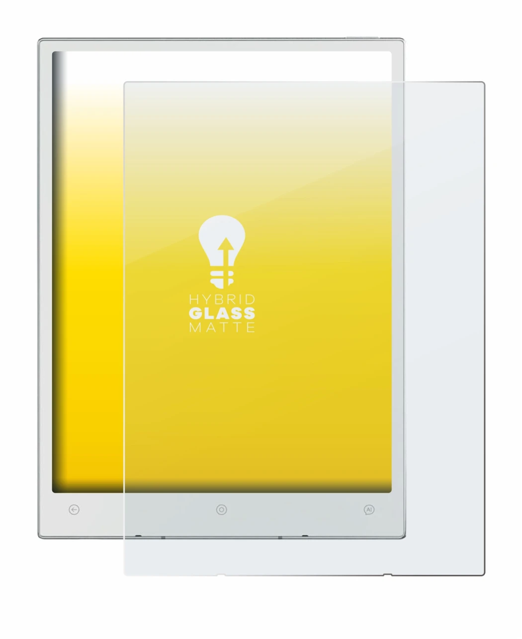 Image de l'appareil Viwoods AiPaper Mini avec une grande variété de protections d'écran.