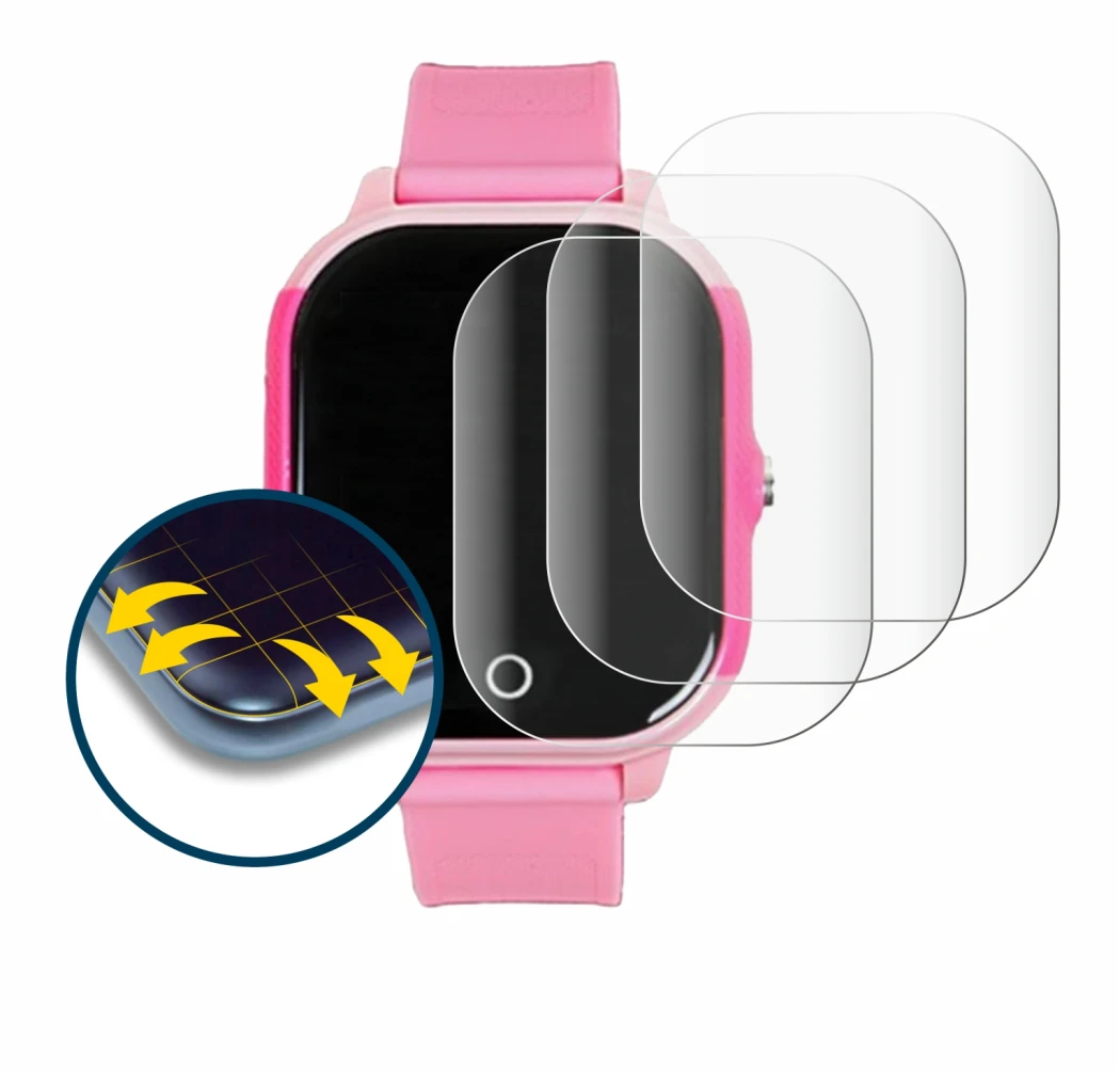 Image de l'appareil SaveFamily Junior avec une grande variété de protections d'écran.