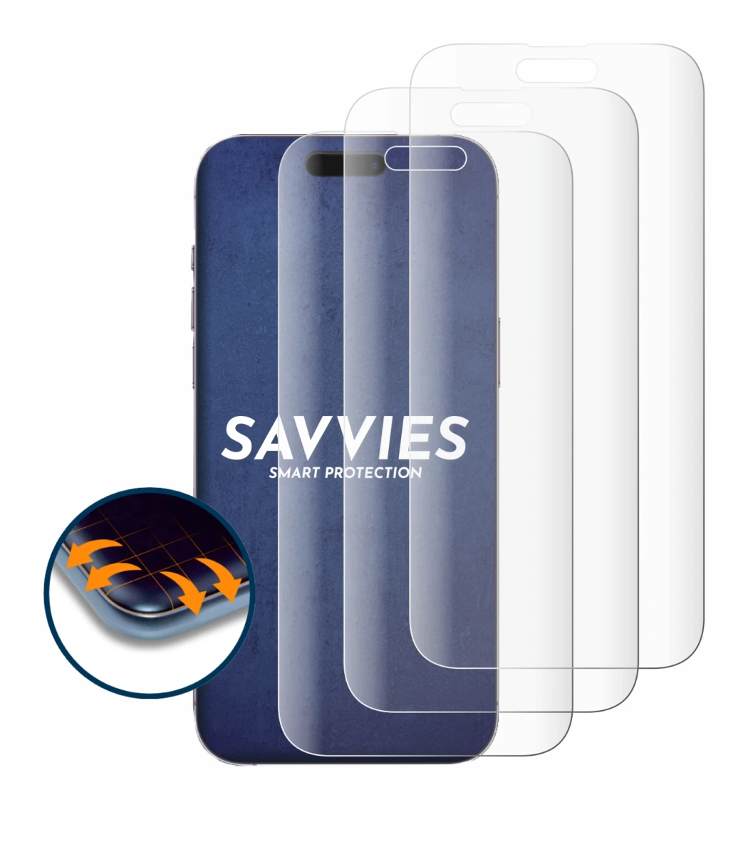 Image de l'appareil Apple iPhone 14 Pro Max avec une grande variété de protections d'écran.
