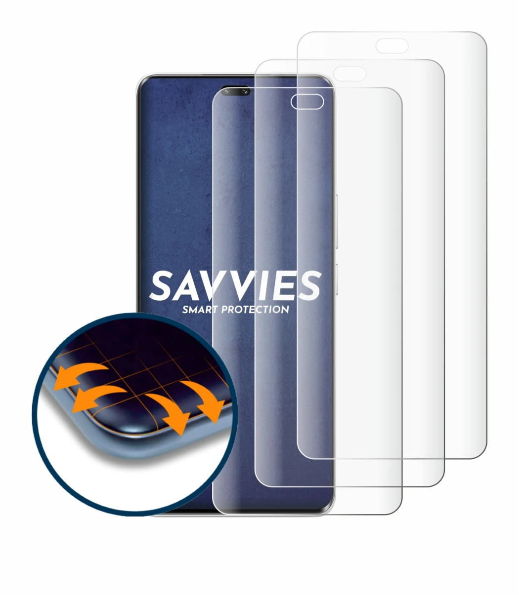 Image de l'appareil Honor 200 Pro avec une grande variété de protections d'écran.