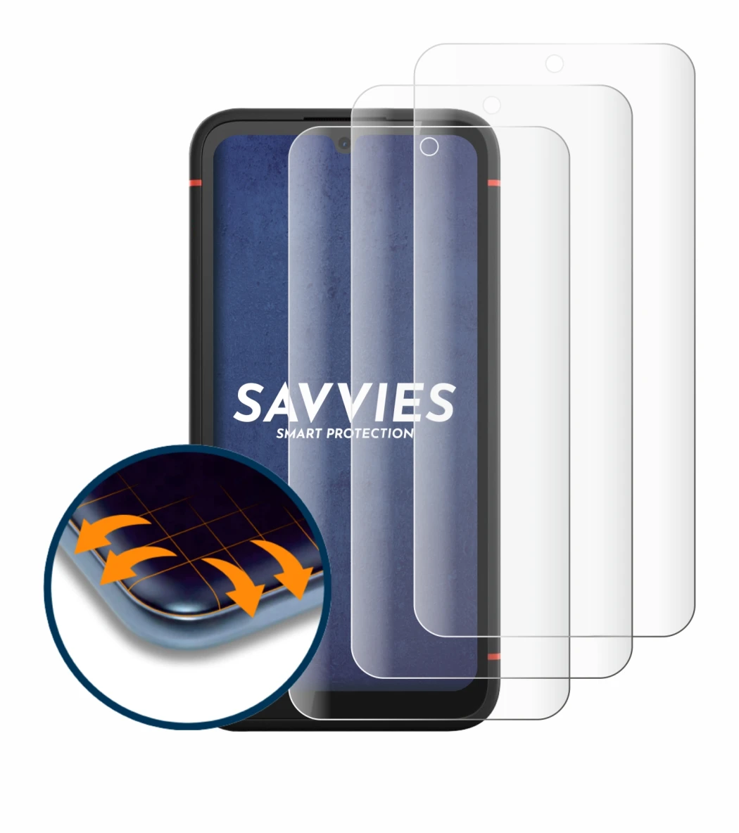 Image de l'appareil Gigaset GX4 Pro avec une grande variété de protections d'écran.