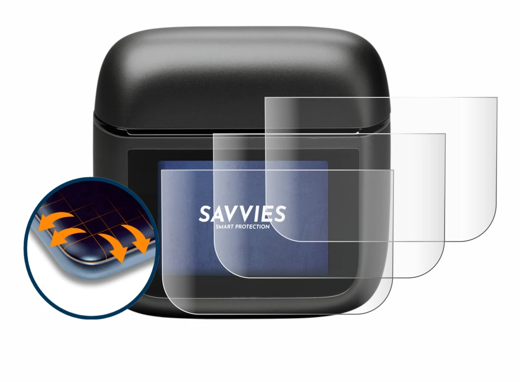 Image de l'appareil JBL Tour Pro 3 avec une grande variété de protections d'écran.