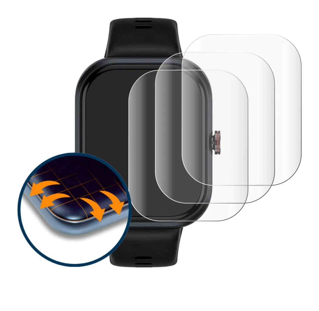 Image de l'appareil Honor Choice Connected Watch avec une grande variété de protections d'écran.