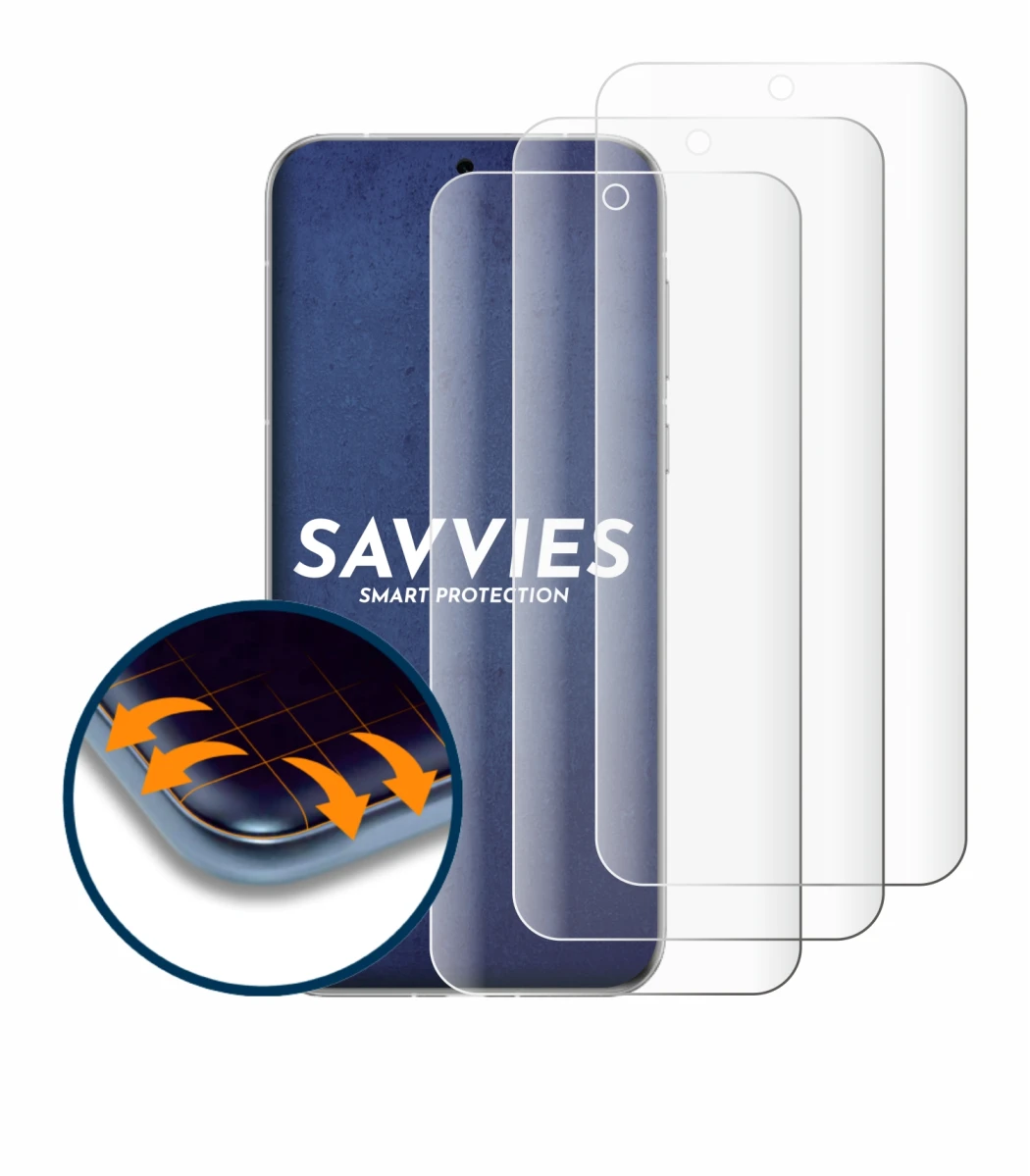 Image de l'appareil Huawei Pura 80 Pro avec une grande variété de protections d'écran.