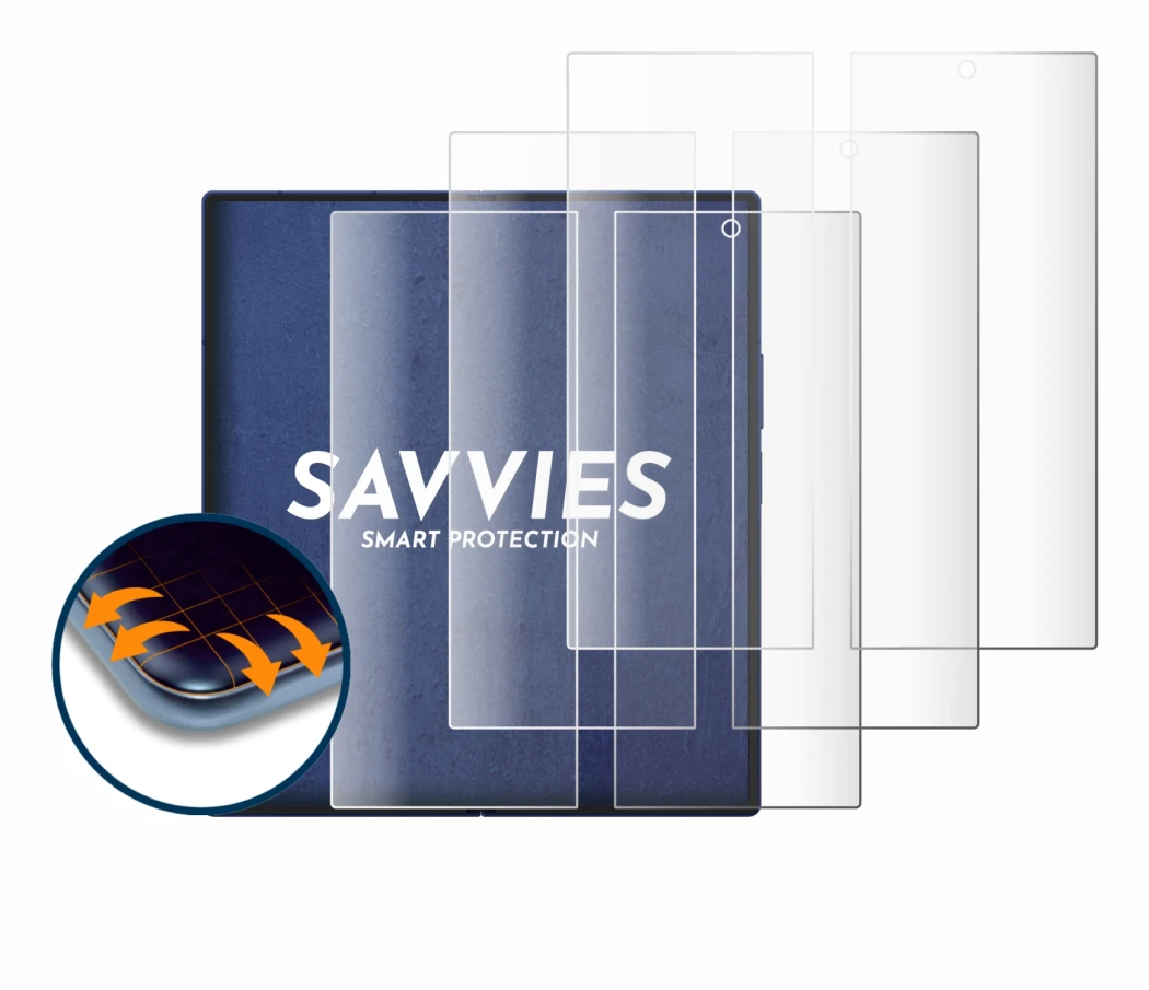 Image de l'appareil Samsung Galaxy Z Fold 7 (Affichage interne) avec une grande variété de protections d'écran.