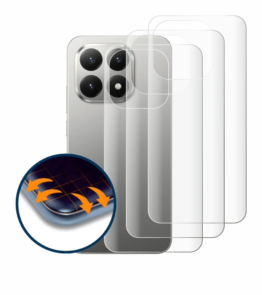 Image de l'appareil Xiaomi 15T (Arrière) avec une grande variété de protections d'écran.