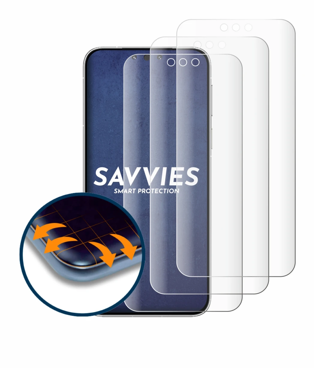 Image de l'appareil Huawei Mate 80 avec une grande variété de protections d'écran.