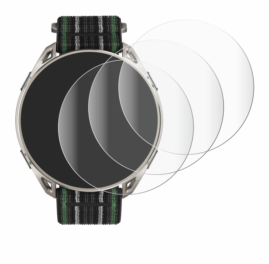 Image de l'appareil Amazfit Cheetah 2 Ultra avec une grande variété de protections d'écran.