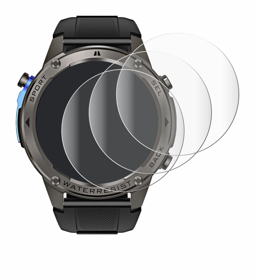 Image de l'appareil Kardena Care GPS avec une grande variété de protections d'écran.