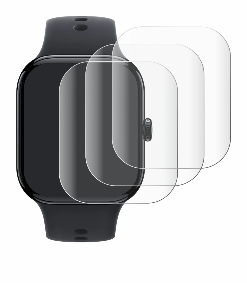 Image de l'appareil Vivo Watch GT 2 avec une grande variété de protections d'écran.