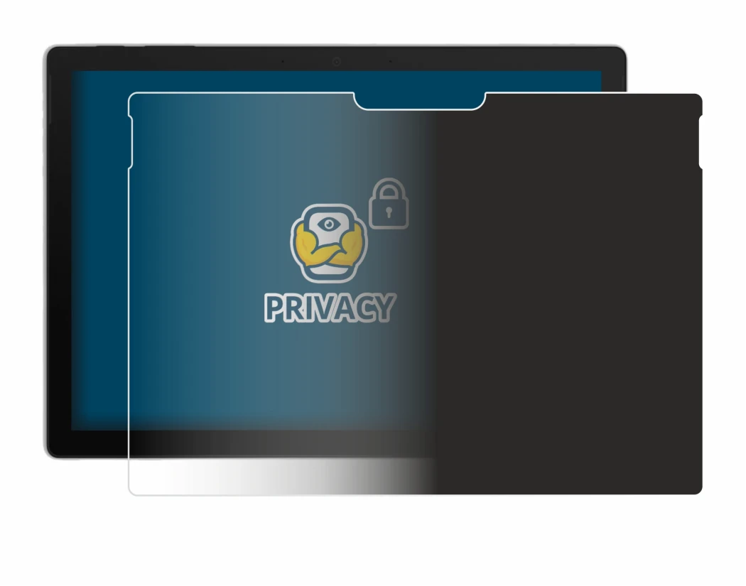 Image de l'appareil Microsoft Surface Pro 7 avec une grande variété de protections d'écran.