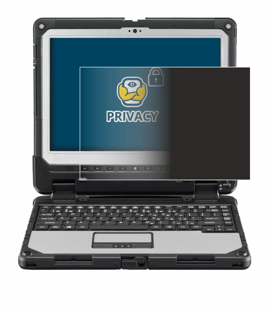 Image de l'appareil Panasonic Toughbook CF-33 avec une grande variété de protections d'écran.