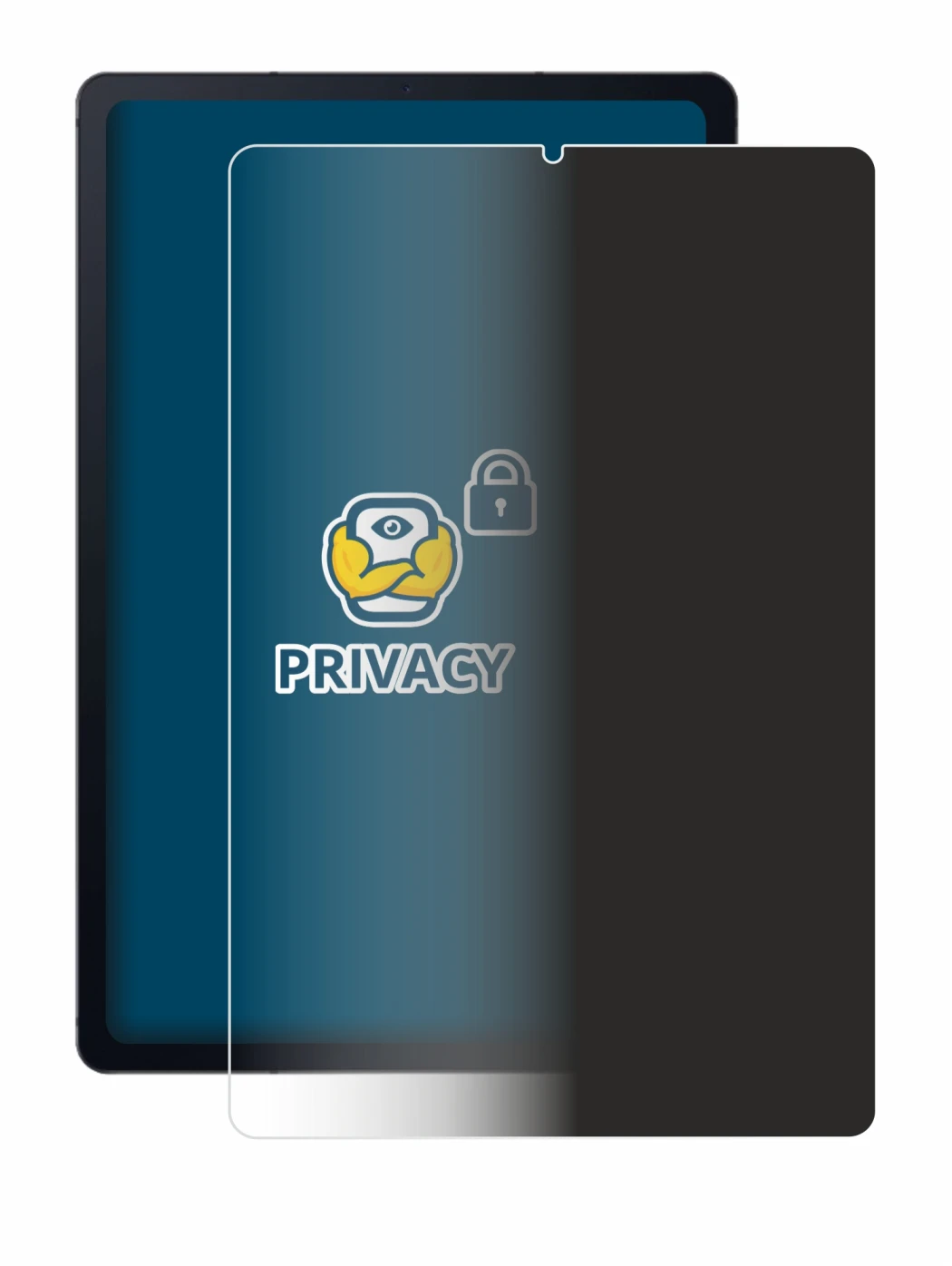 Image de l'appareil Samsung Galaxy Tab S6 Lite WiFi 2020 avec une grande variété de protections d'écran.