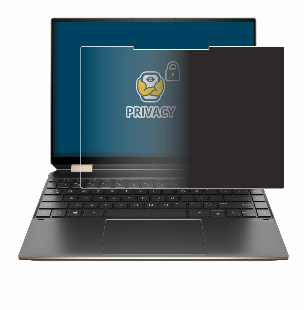Image de l'appareil HP Spectre x360 (14-eX) 2021 avec une grande variété de protections d'écran.
