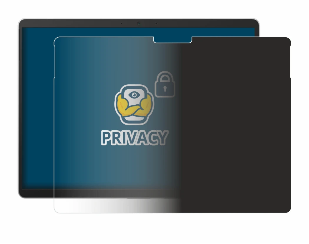 Image de l'appareil Microsoft Surface Pro 9 avec une grande variété de protections d'écran.