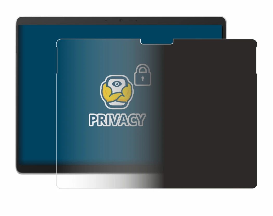 Image de l'appareil Microsoft Surface Pro 10 avec une grande variété de protections d'écran.