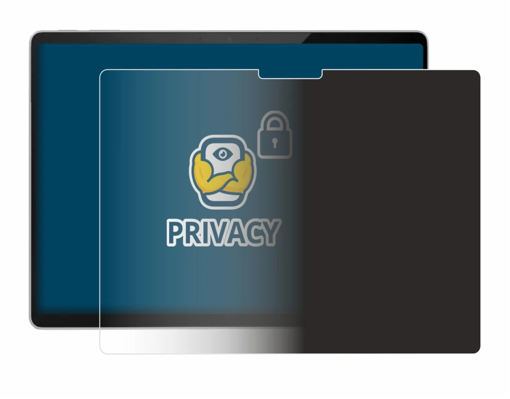 Image de l'appareil Microsoft Surface Pro 11 avec une grande variété de protections d'écran.