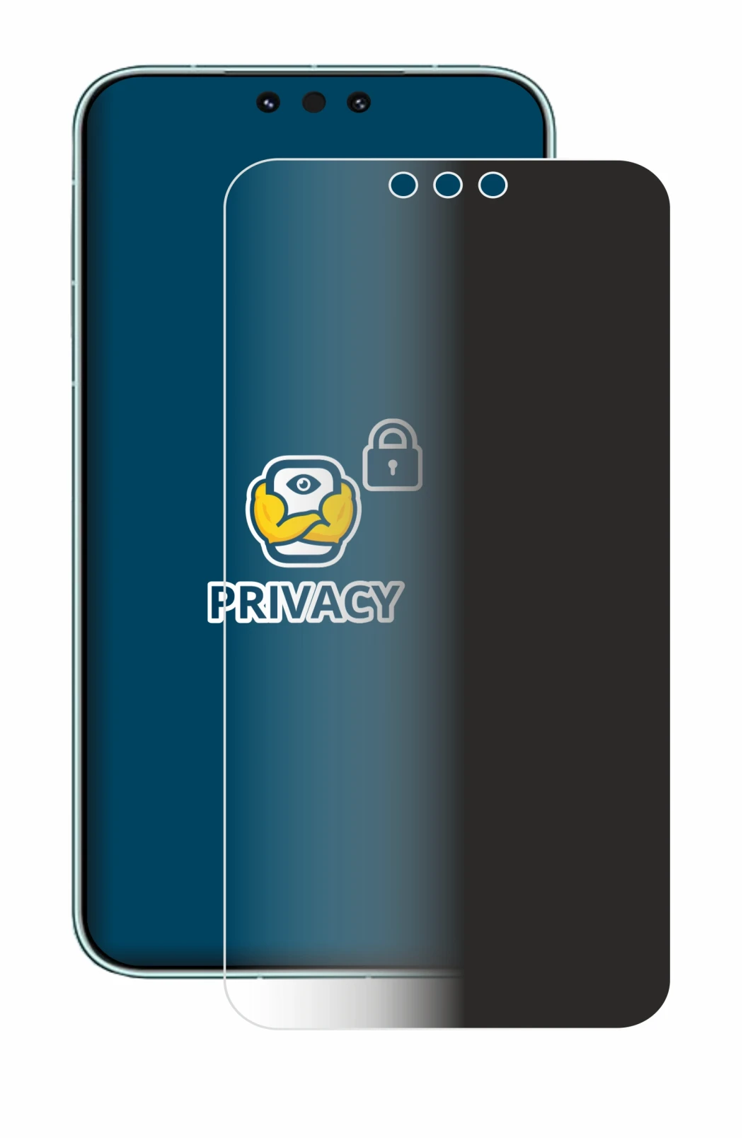 Image de l'appareil Huawei Mate 80 Pro Max avec une grande variété de protections d'écran.