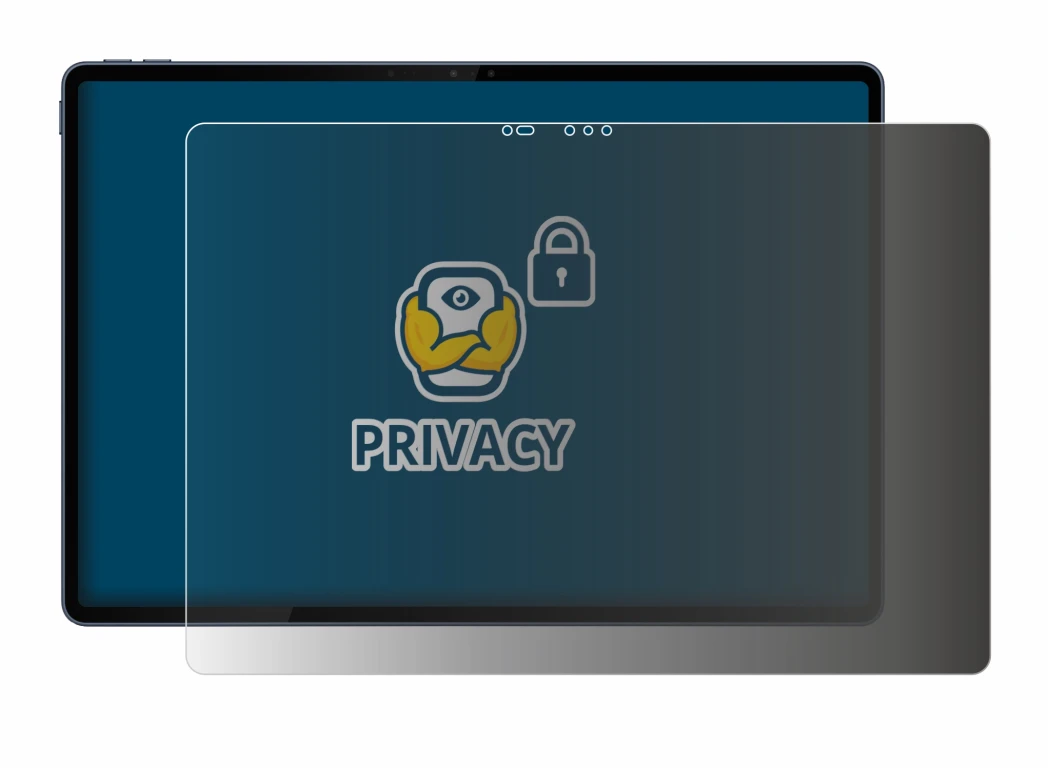 Image de l'appareil Lenovo Yoga Tab Plus Gen 2 avec une grande variété de protections d'écran.
