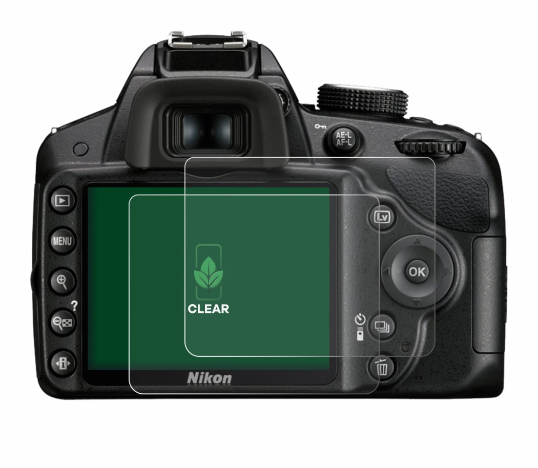 Image de l'appareil Nikon D3200 avec une grande variété de protections d'écran.