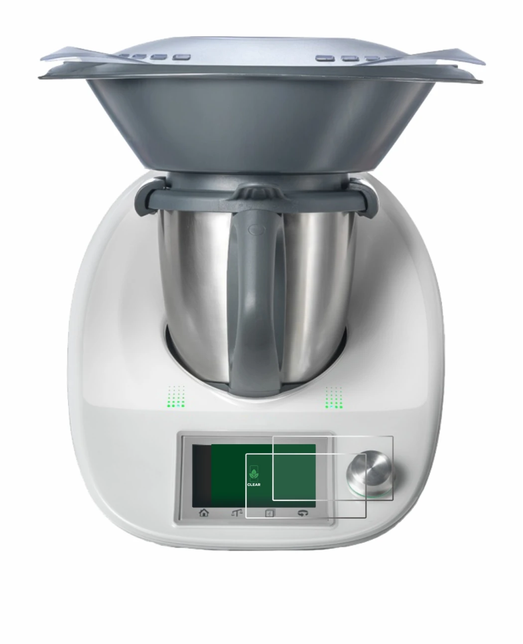 Image de l'appareil Vorwerk Thermomix TM5 avec une grande variété de protections d'écran.
