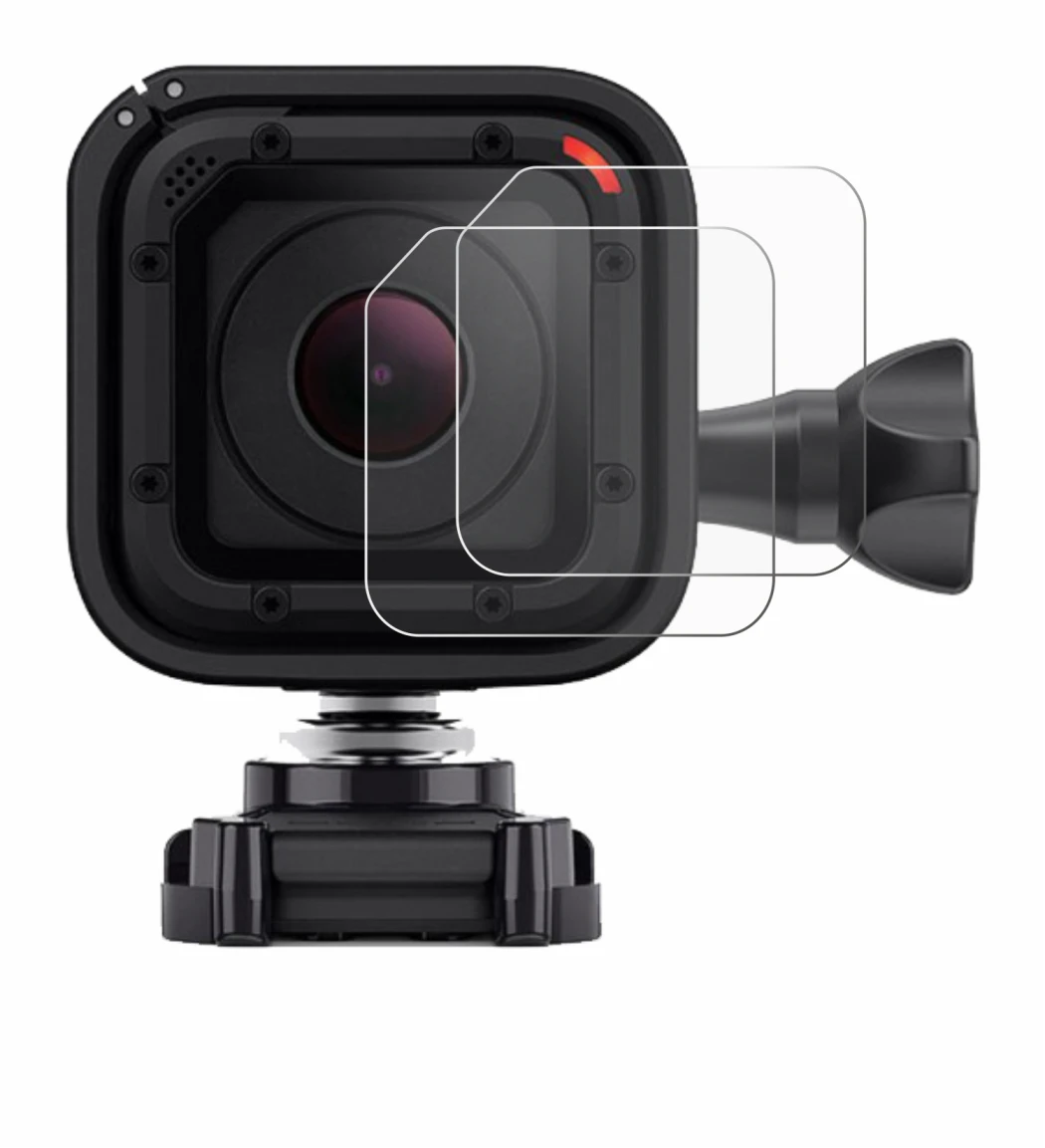 Image de l'appareil GoPro Hero 4 Session Lentille (Caisse) avec une grande variété de protections d'écran.
