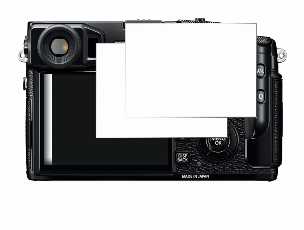 Image de l'appareil Fujifilm X-Pro2 avec une grande variété de protections d'écran.
