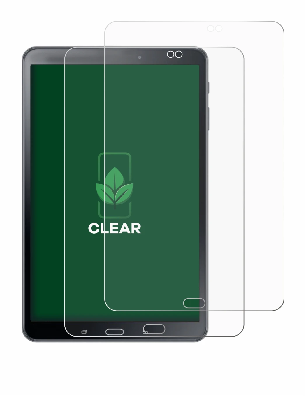 Image de l'appareil Samsung Galaxy Tab A 10.1 2016 SM-T585 avec une grande variété de protections d'écran.