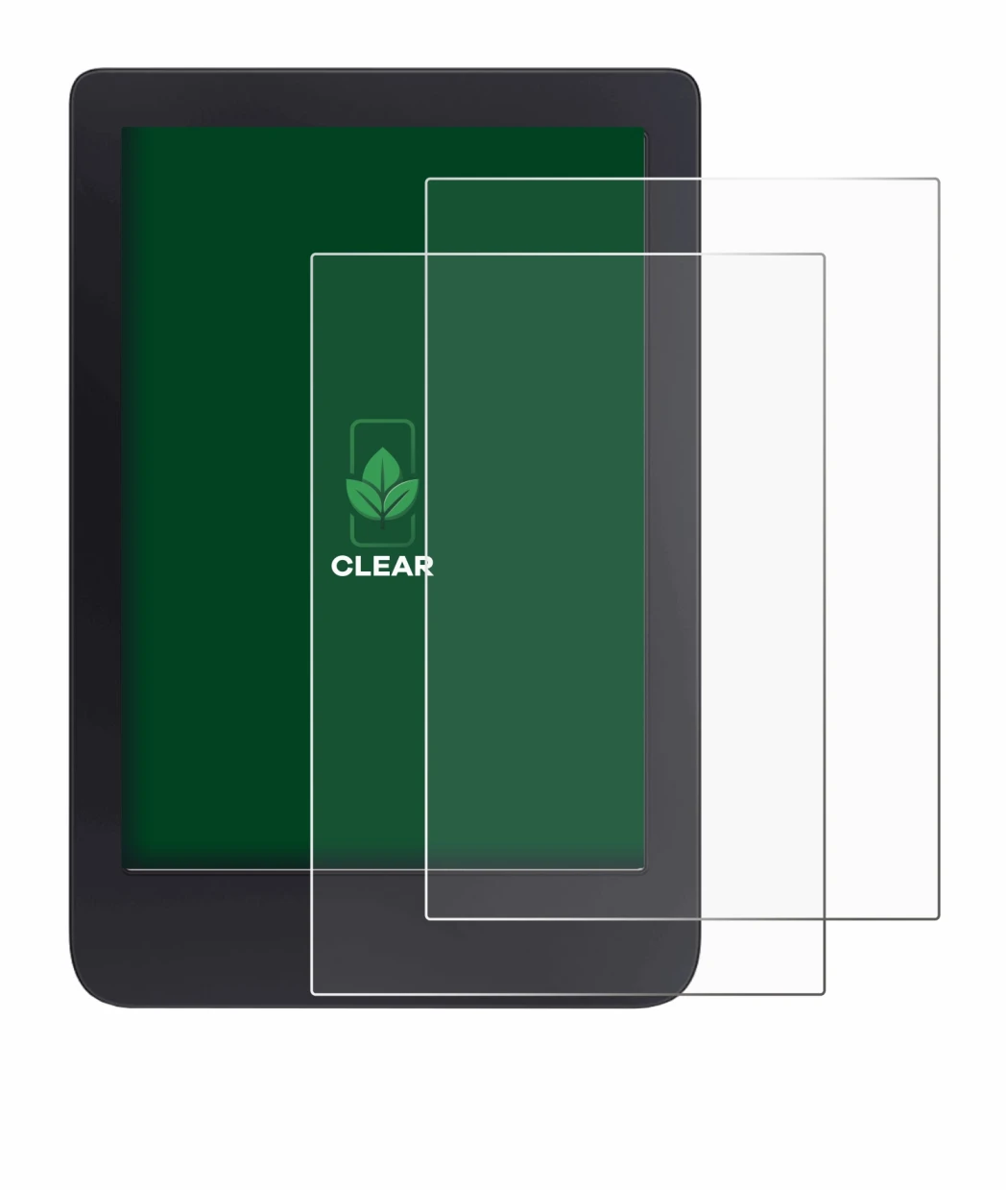 Image de l'appareil Tolino Shine 3 avec une grande variété de protections d'écran.