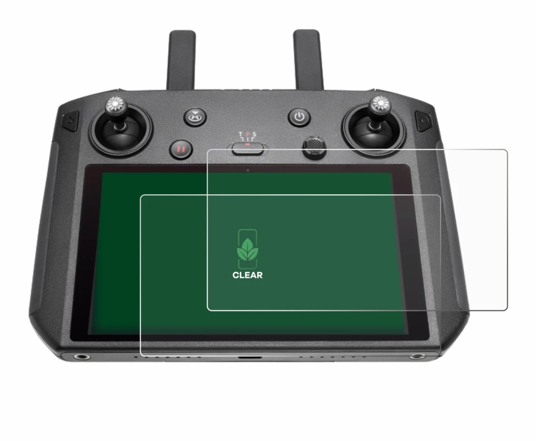 Image de l'appareil DJI Smart Controller avec une grande variété de protections d'écran.