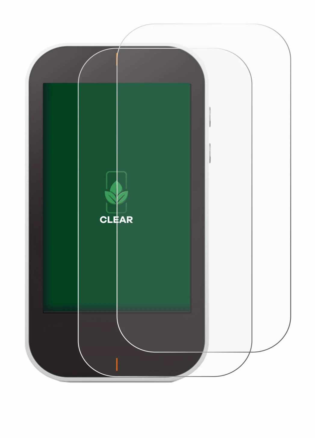 Image de l'appareil Garmin Approach G80 avec une grande variété de protections d'écran.