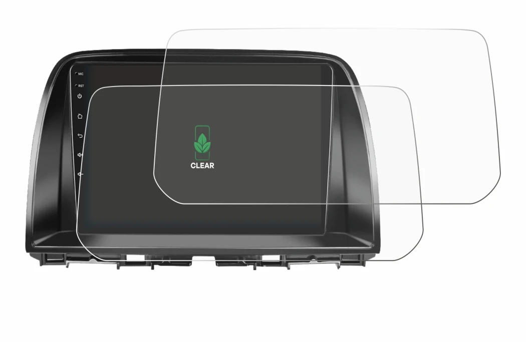 Image de l'appareil Mazda CX-5 2017 Infotainment System avec une grande variété de protections d'écran.