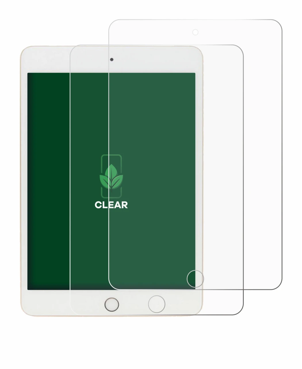 Image de l'appareil Apple iPad Mini 5 2019 (5ème Gen.) avec une grande variété de protections d'écran.