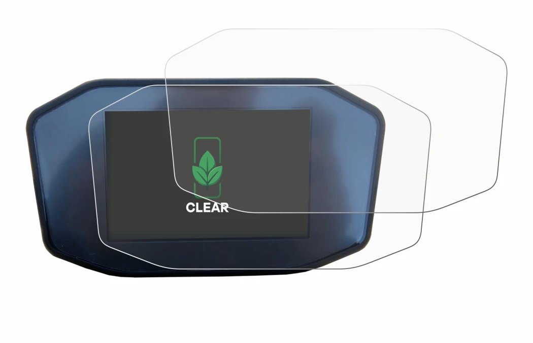 Image de l'appareil KTM 1290 Super Duke R avec une grande variété de protections d'écran.