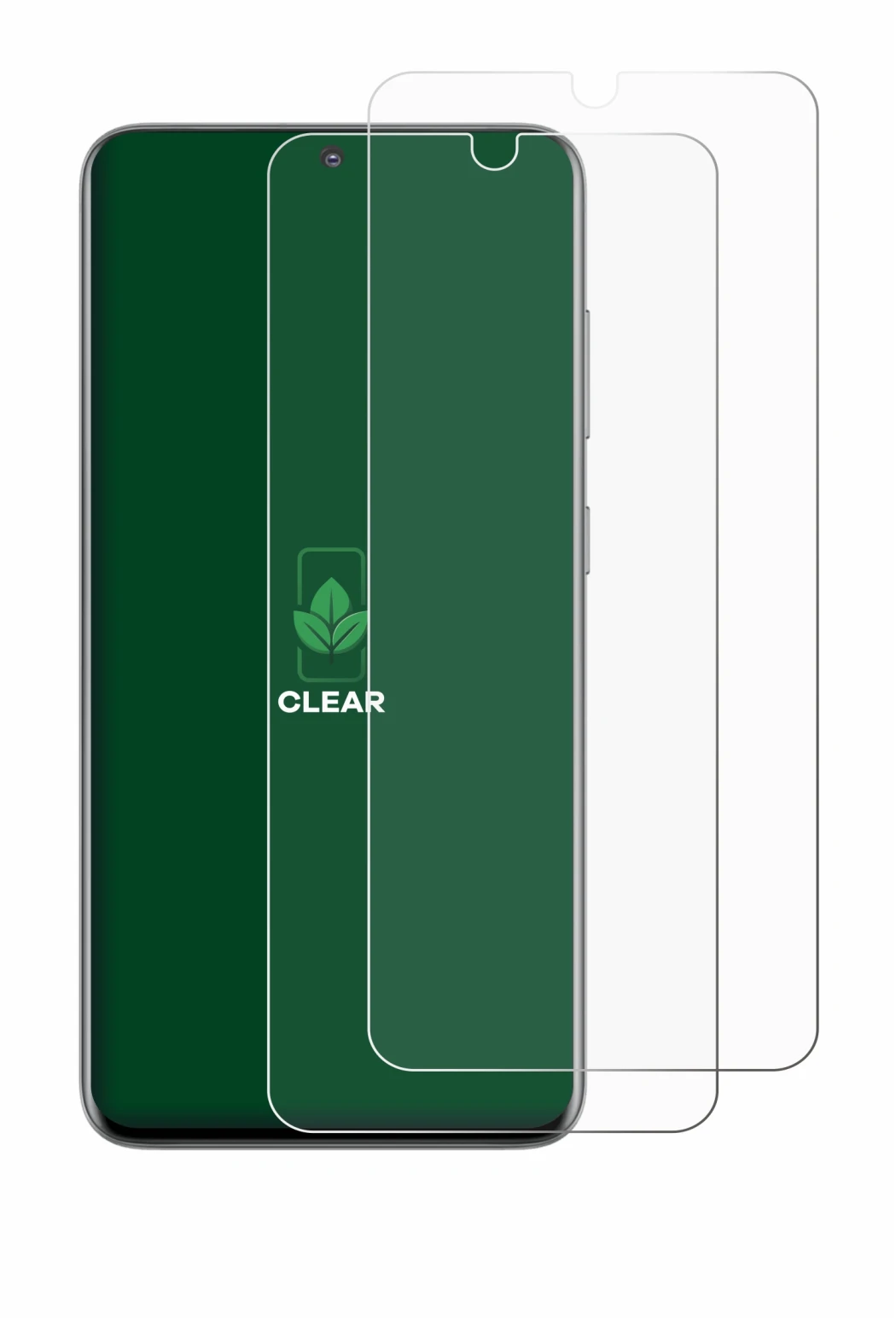 Image de l'appareil Samsung Galaxy S20 avec une grande variété de protections d'écran.