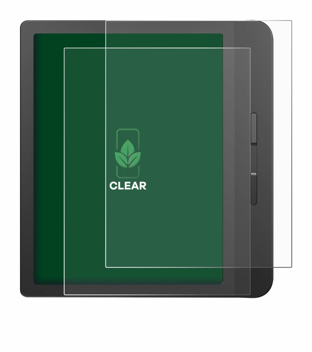 Image de l'appareil Tolino Vision 5 avec une grande variété de protections d'écran.