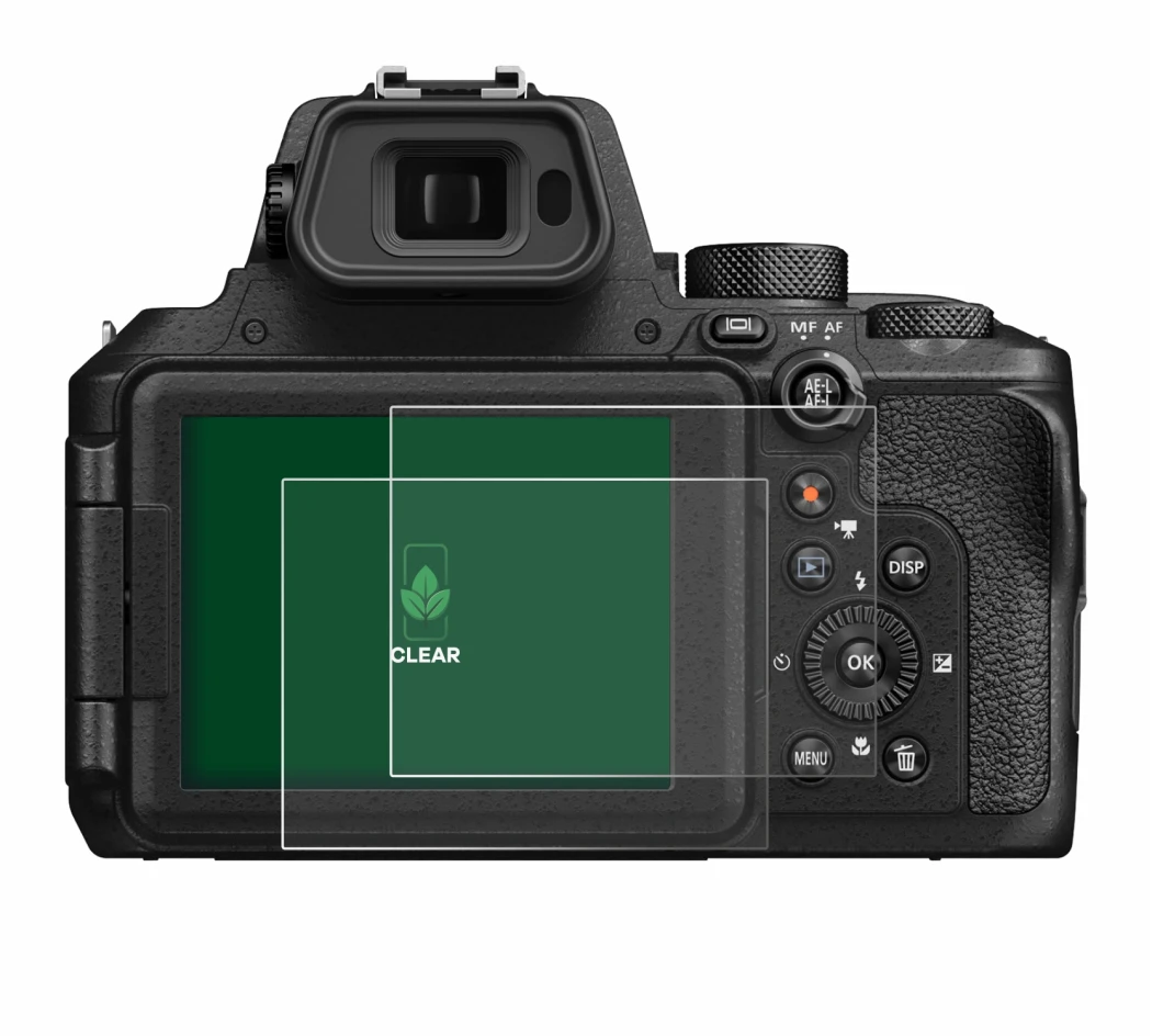 Image de l'appareil Nikon Coolpix P950 avec une grande variété de protections d'écran.
