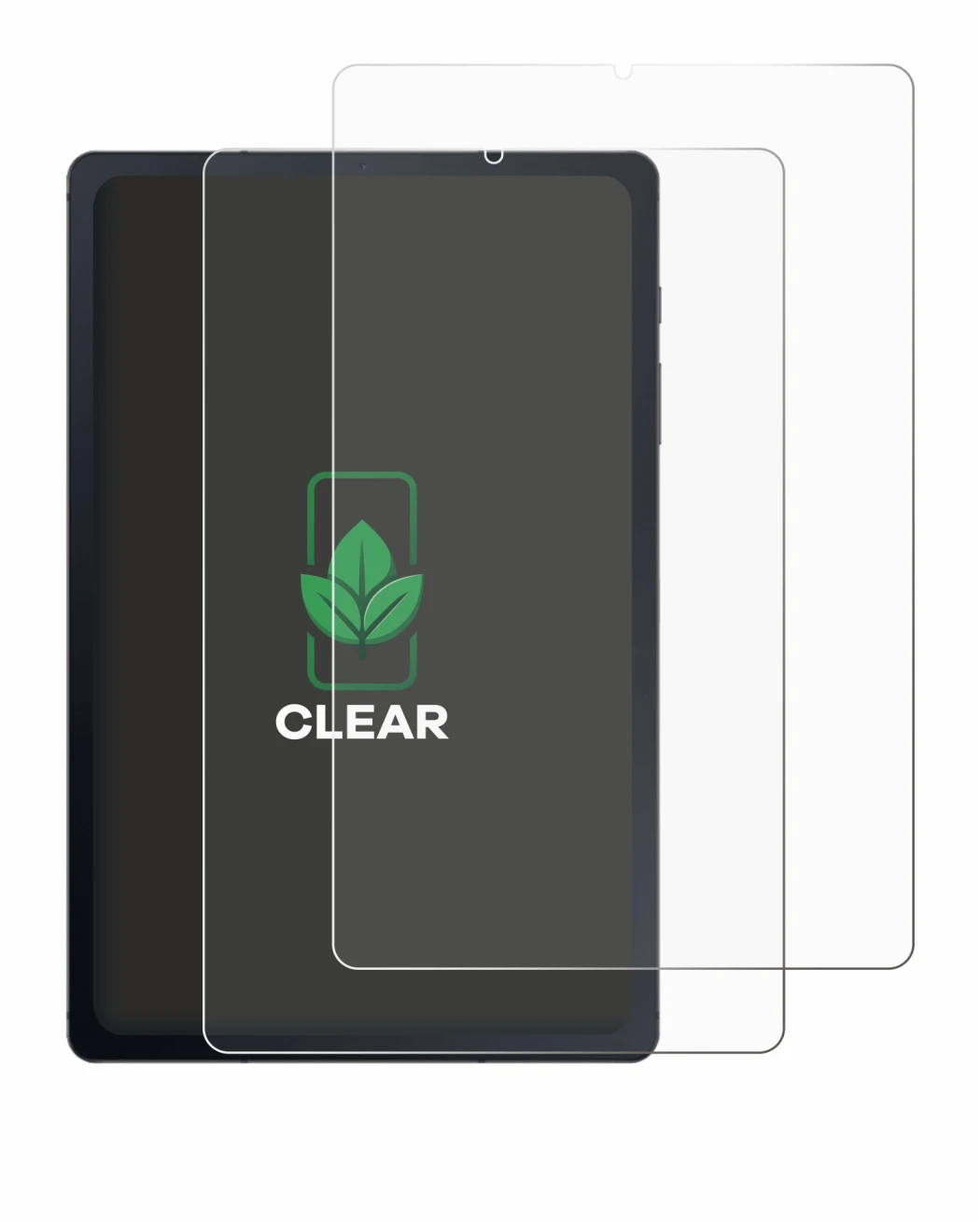 Image de l'appareil Samsung Galaxy Tab S6 Lite 2020 avec une grande variété de protections d'écran.