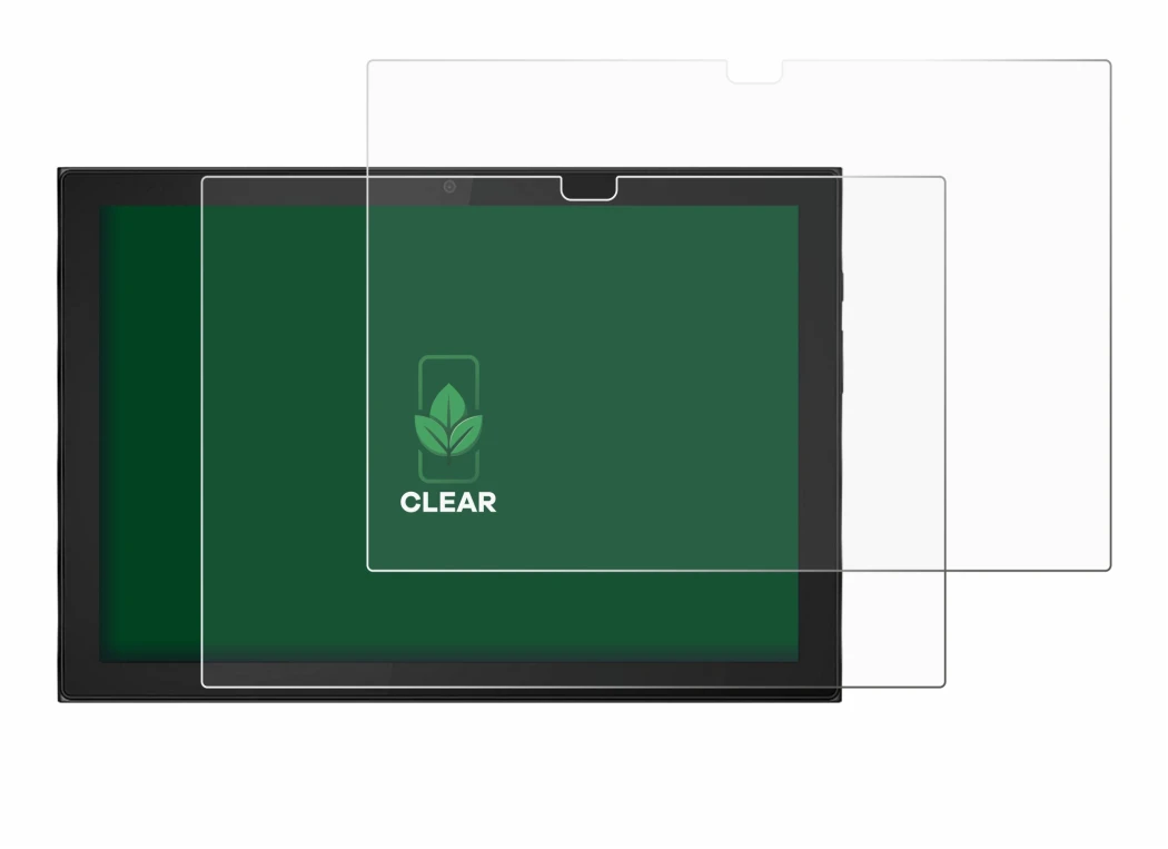 Image de l'appareil Lenovo IdeaPad Duet 3i (en paysage) avec une grande variété de protections d'écran.