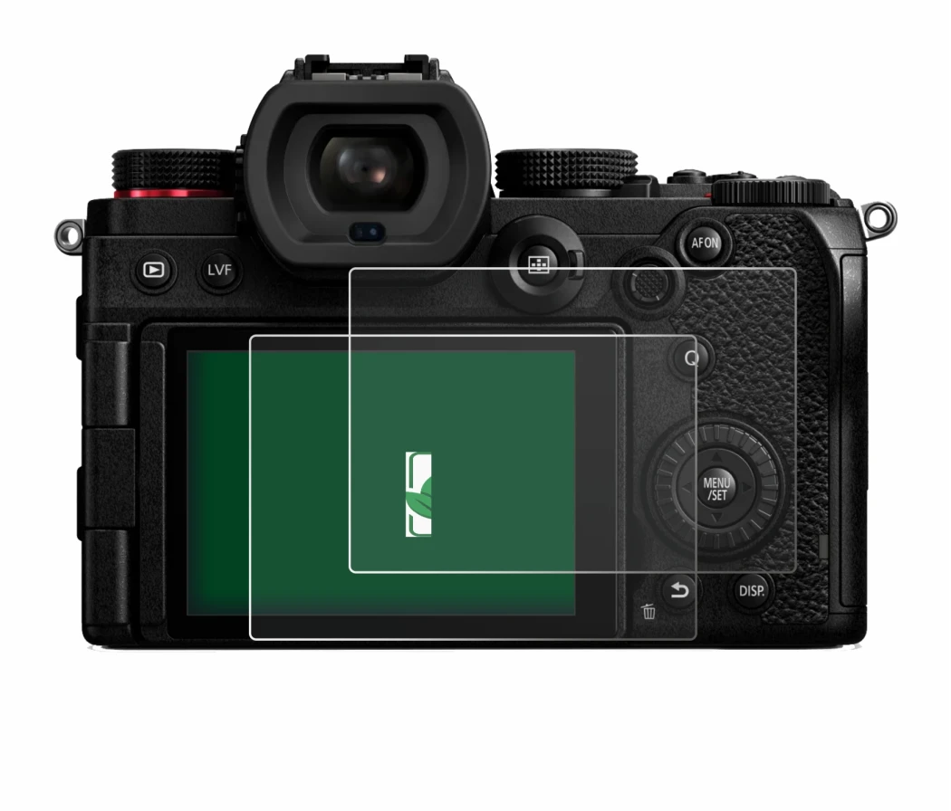 Image de l'appareil Panasonic Lumix DC-S5 avec une grande variété de protections d'écran.
