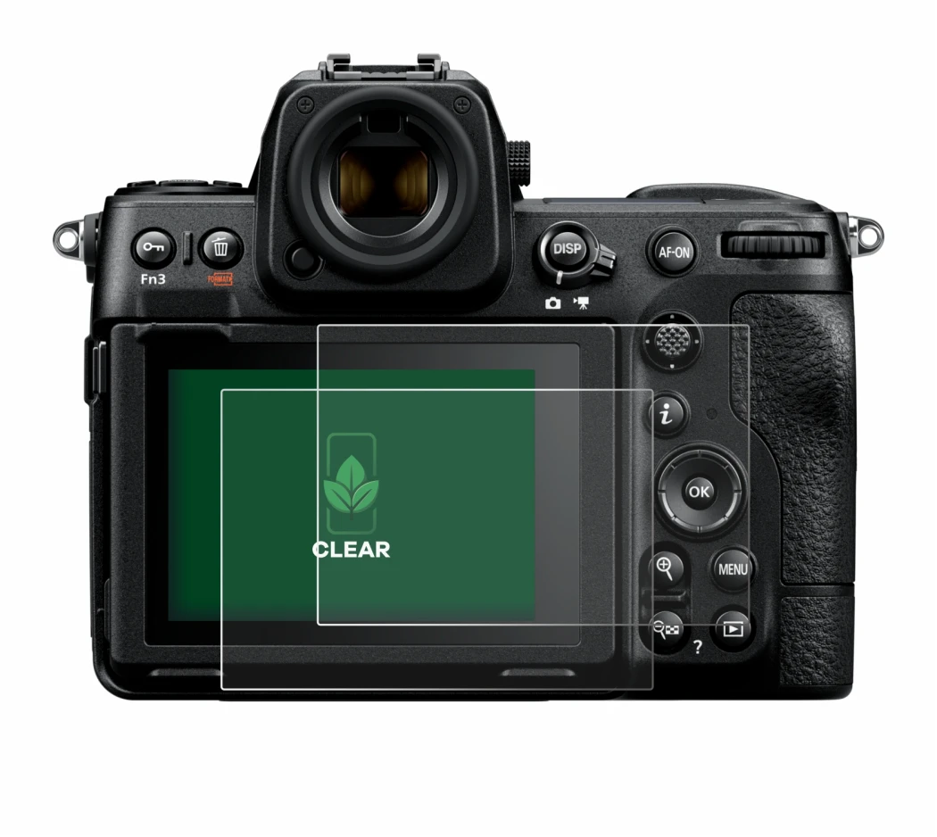 Image de l'appareil Nikon Z 8 avec une grande variété de protections d'écran.