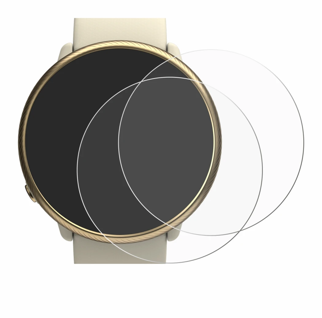 Image de l'appareil Polar Ignite 2 avec une grande variété de protections d'écran.