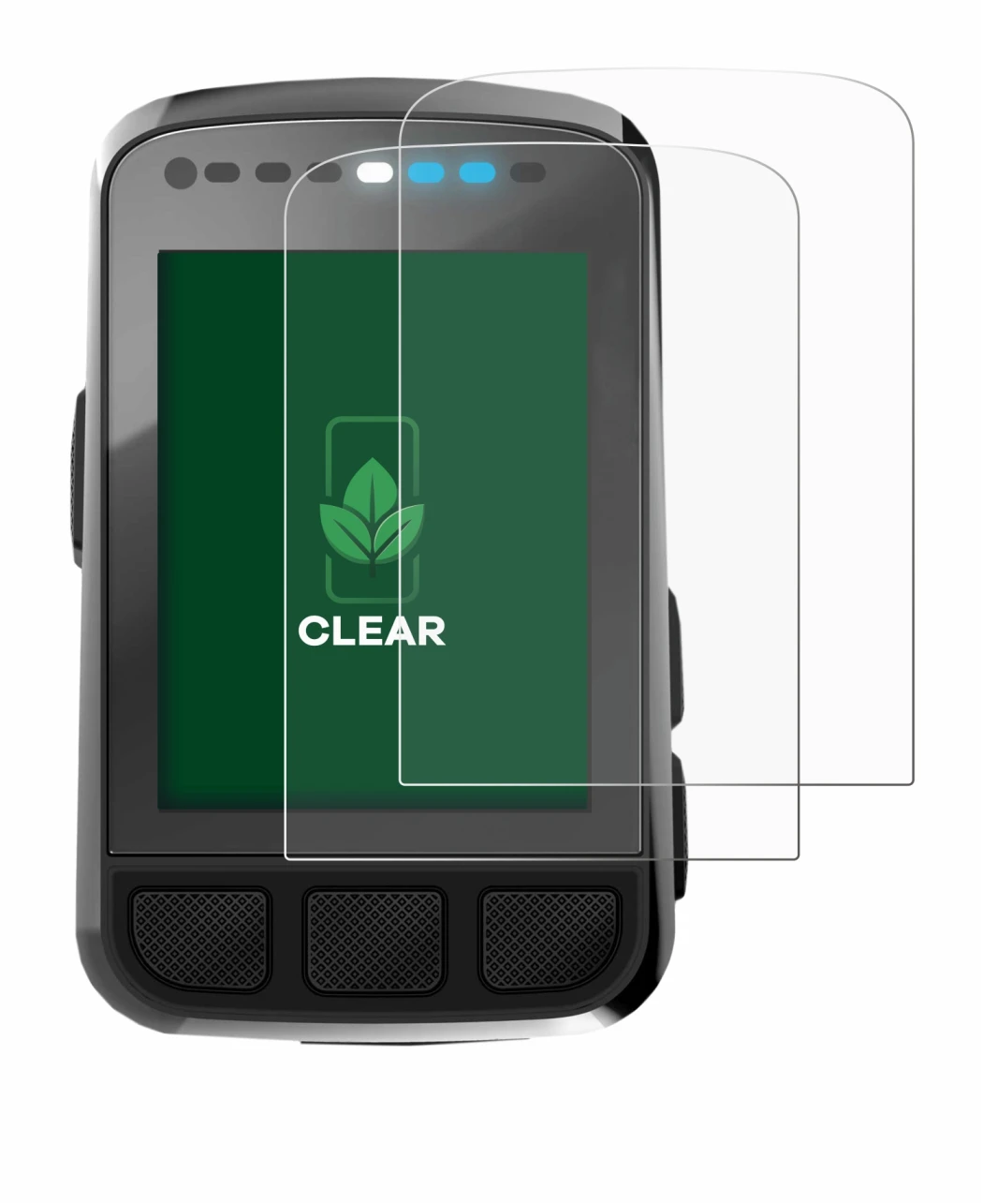 Image de l'appareil Wahoo Elemnt Bolt V2 GPS avec une grande variété de protections d'écran.