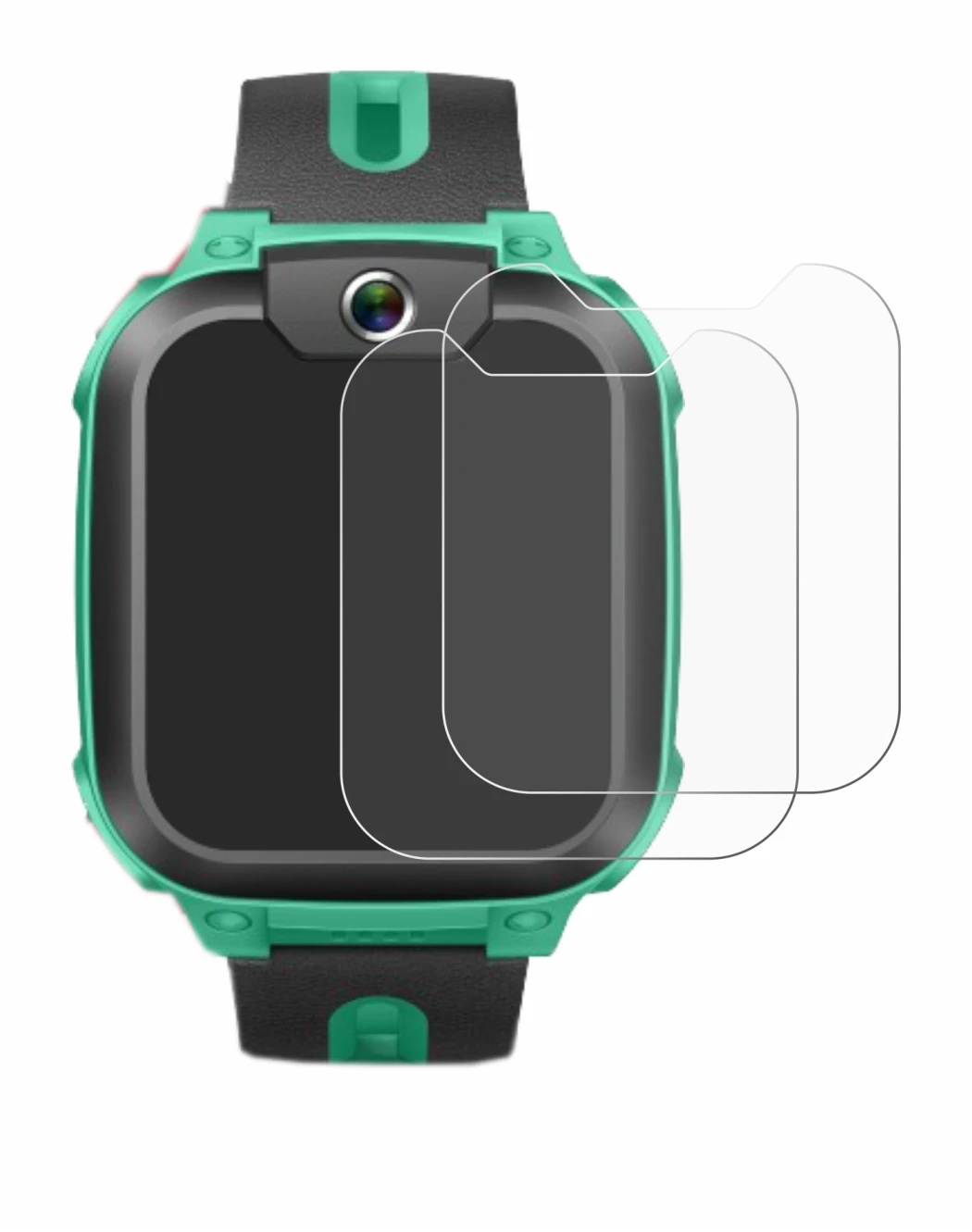 Image de l'appareil Imoo Watch Phone Z1 avec une grande variété de protections d'écran.
